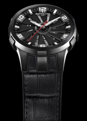 Perrelet Turbine Skull A1093/S1 Limited Edition 99pcs (+ náhradný remienok)