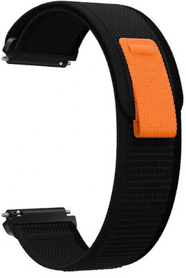 Nylonový remienok Ricardo Carezza 20mm, Black, Quick Release