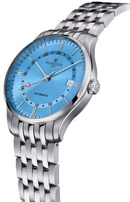Perrelet Weekend GMT Ice Blue A1304/9