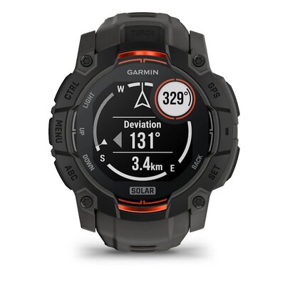 Garmin Instinct 3 SOLAR 50mm, Black
