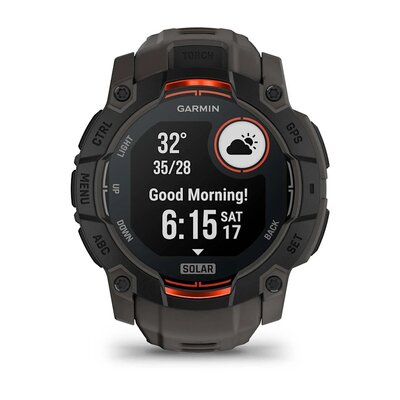 Garmin Instinct 3 SOLAR 50mm, Black
