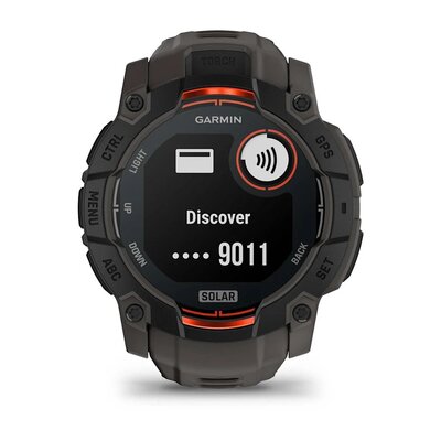 Garmin Instinct 3 SOLAR 50mm, Black