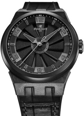 Perrelet Turbine Carbon Black Edition A4065/1 (+ náhradný remienok)
