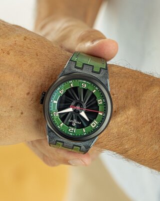Perrelet Turbine Carbon Forest Green A4065/4