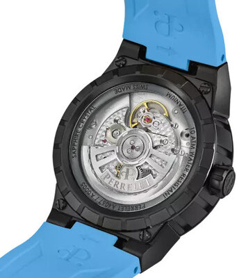 Perrelet Turbine Titanium 41 Ice Blue A4067/7