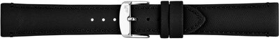 Textilný remienok Morellato Ponza 6083E36.019 M, čierny, recyklovaný materiál