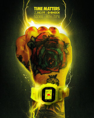 Casio G-Shock Original DWE-5600JB-1A9ER J. Balvin Collaboration (+náhradný remienok a luneta)