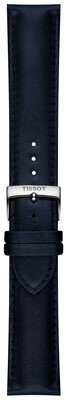 Kožený remienok Tissot T852.050.301 22mm, modrý, vegan, Quick Release