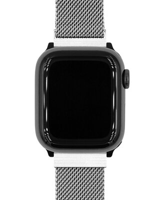 Oceľový náramok Hirsch Milanaise L 30161434-2, strieborný, magnetický