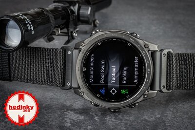 Garmin Tactix 8 Sapphire AMOLED 51mm, Black (+ náhradný remienok)