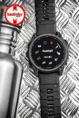 (SK) Garmin Tactix 8 Sapphire Solar 51mm, Black (+ náhradný remienok)