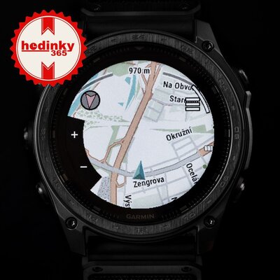 (SK) Garmin Tactix 8 Sapphire Solar 51mm, Black (+ náhradný remienok)