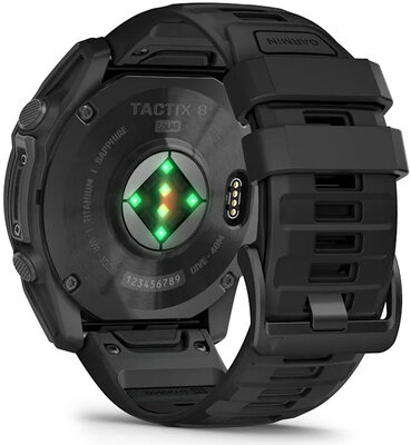 (SK) Garmin Tactix 8 Sapphire SOLAR 51mm, Black (+ náhradný remienok)