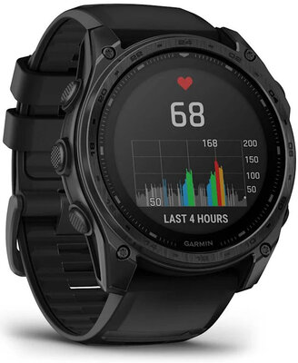 (SK) Garmin Tactix 8 Sapphire SOLAR Elite 51mm, Black (+ náhradný remienok)