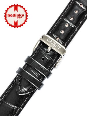 Kožený remienok Orient UL020018J0 20mm (pre model RA-AP01), čierny