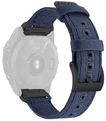 Nylonový popruh Ricardo 22mm (pro Garmin Fenix 8/7/6 (47mm), Epix 2 aj.), modrý V3, QuickFit