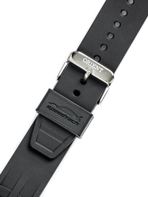 Silikónový remienok Orient VDEWZSB 24mm (pre modely SDA05, SKT00), čierny