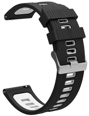 Silikónový remienok Ricardo 22mm (pro Garmin Fenix 8/7/6 (47mm), Epix 2 aj.), čierny V3, Quick Release