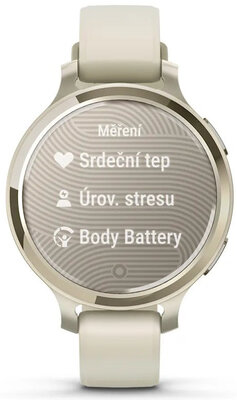 Garmin Lily 2 Active Lunar Gold / Bone Silicone Band