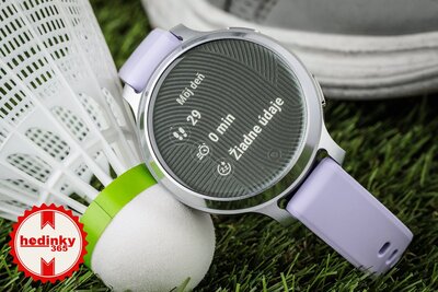 Garmin Lily 2 Active Silver / Purple Jasmine Silicone Band