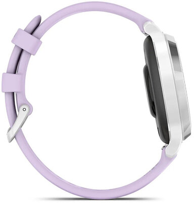 Garmin Lily 2 Active Silver / Purple Jasmine Silicone Band