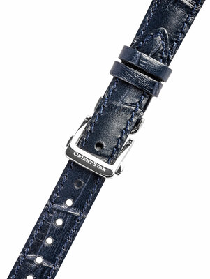 Kožený remienok Orient UL024018J0 14mm (pre modely RE-ND00), modrý
