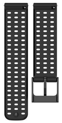 Silikónový remienok Ricardo 22mm (pro Suunto 9 Peak, Race, Vertical), čierny, Quick Release