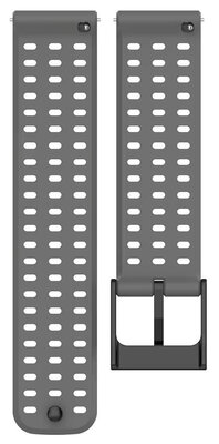 Silikónový remienok Ricardo 22mm (pro Suunto 9 Peak, Race, Vertical), šedý, Quick Release