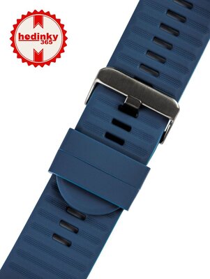 Silikónový remienok Ricardo Livigno 26mm, Dark Blue, QuickFit