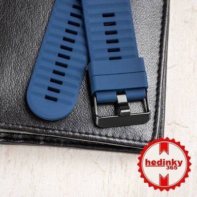 Silikónový remienok Ricardo Livigno 26mm, Dark Blue, QuickFit