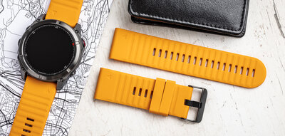 Silikónový remienok Ricardo Livigno 26mm, Orange, QuickFit