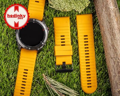 Silikónový remienok Ricardo Livigno 26mm, Orange, QuickFit