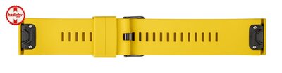 Silikónový remienok Ricardo Livigno 26mm, Yellow, QuickFit