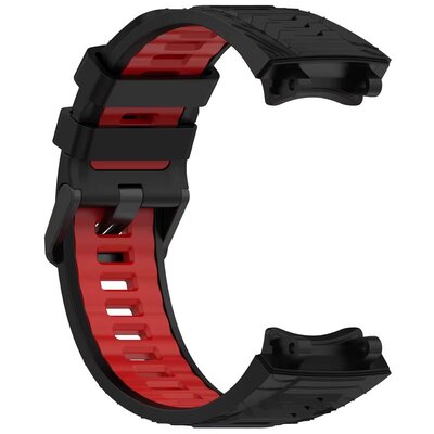 Silikónový remienok Ricardo Moena (pre Amazfit T-Rex 3), Black/Red, + príslušenstvo na výmenu