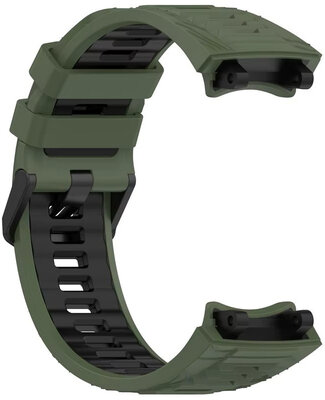 Silikónový remienok Ricardo Moena (pre Amazfit T-Rex 3), Green/Black, + príslušenstvo na výmenu