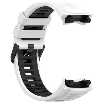 Silikónový remienok Ricardo Moena (pre Amazfit T-Rex 3), White/Black, + príslušenstvo na výmenu