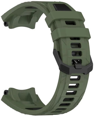 Silikónový remienok Ricardo Moena (pre Amazfit T-Rex 3), Green/Black