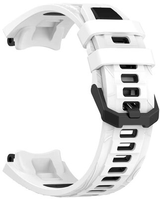 Silikónový remienok Ricardo Moena (pre Amazfit T-Rex 3), White/Black