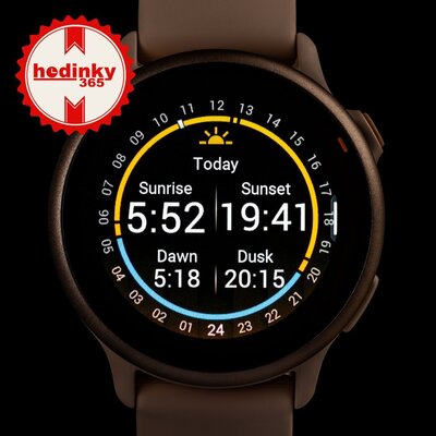 Garmin Vívoactive 6, Metallic Pink Dawn / Pink Dawn, Silicone Band