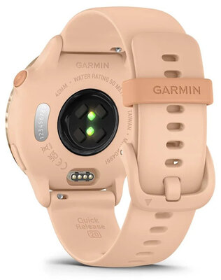 Garmin Vívoactive 6, Metallic Pink Dawn / Pink Dawn, Silicone Band