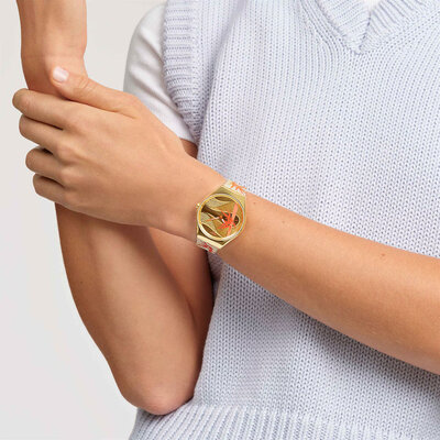 Swatch Golden Red Bamboo SYXZ105 (II. Akosť)
