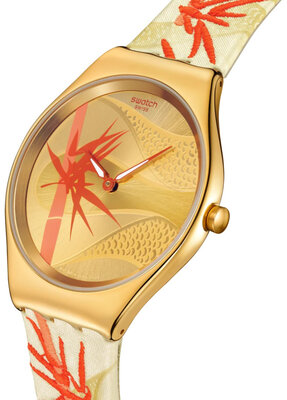 Swatch Golden Red Bamboo SYXZ105 (II. Akosť)