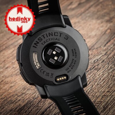 (SK) Garmin Instinct 3 Solar 50mm, Tactical Edition, Black