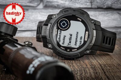 (SK) Garmin Instinct 3 Solar 50mm, Tactical Edition, Black