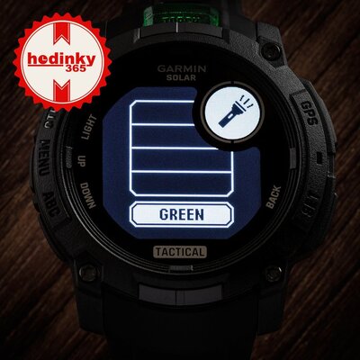 (SK) Garmin Instinct 3 Solar 50mm, Tactical Edition, Black