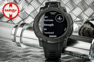(SK) Garmin Instinct 3 Solar 50mm, Tactical Edition, Black