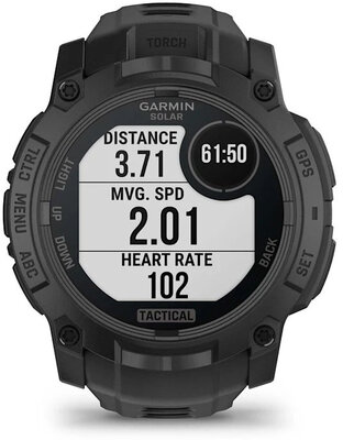 Garmin Instinct 3 SOLAR 50mm, Tactical Edition, Black