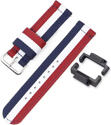 Textilný remienok Ricardo 16 mm (pre Casio G-Shock GA-2100/GA-2110, DW-5600, GW-6900), farba V5, NATO, + adaptér