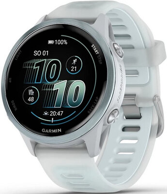 (SK) Garmin Forerunner 570 42mm, Cloud Blue, Whitestone