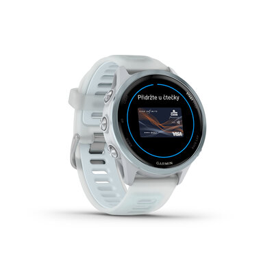 (SK) Garmin Forerunner 570 42mm, Cloud Blue, Whitestone